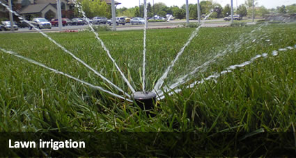 indiana lawn irrigation photo