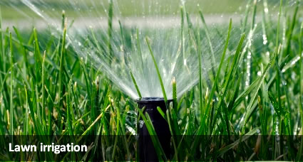 lawn irrigation systems graphic